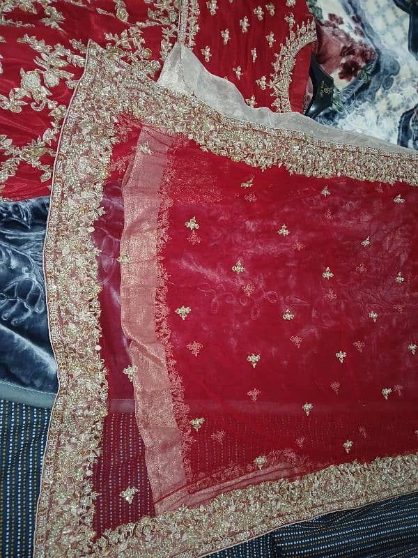 bridal lehnga , choli with dupatta 1