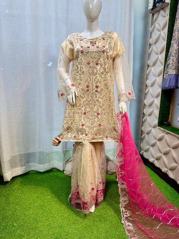 New article stylish shirt with gharara 0