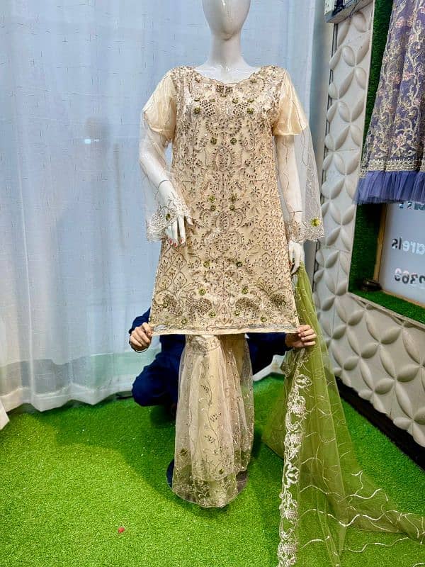 New article stylish shirt with gharara 1