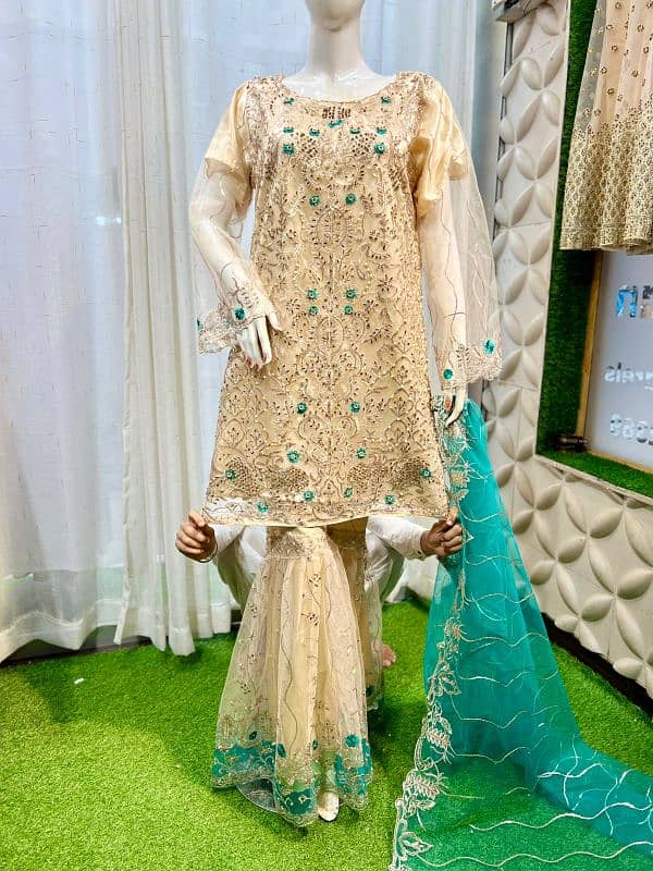 New article stylish shirt with gharara 3