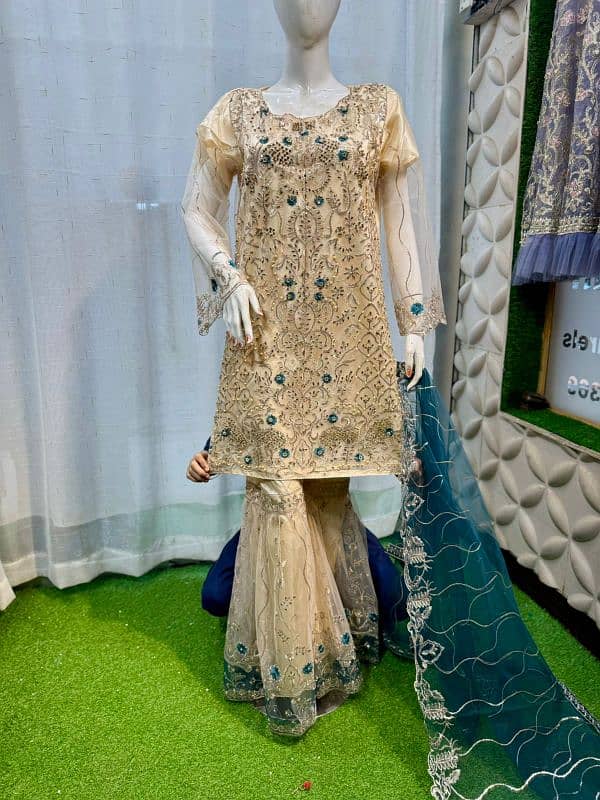 New article stylish shirt with gharara 5