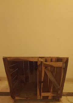 Large Wooden Cage in Almost New Condition