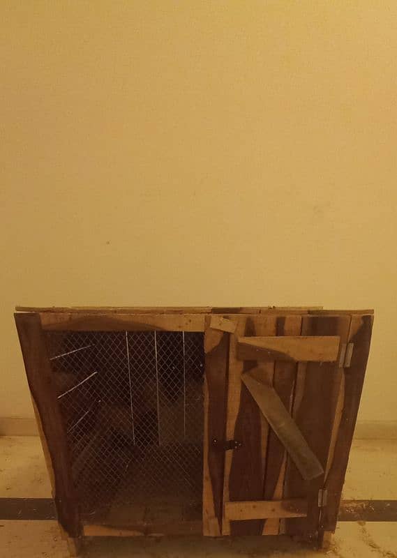 Large Wooden Cage in Almost New Condition 0