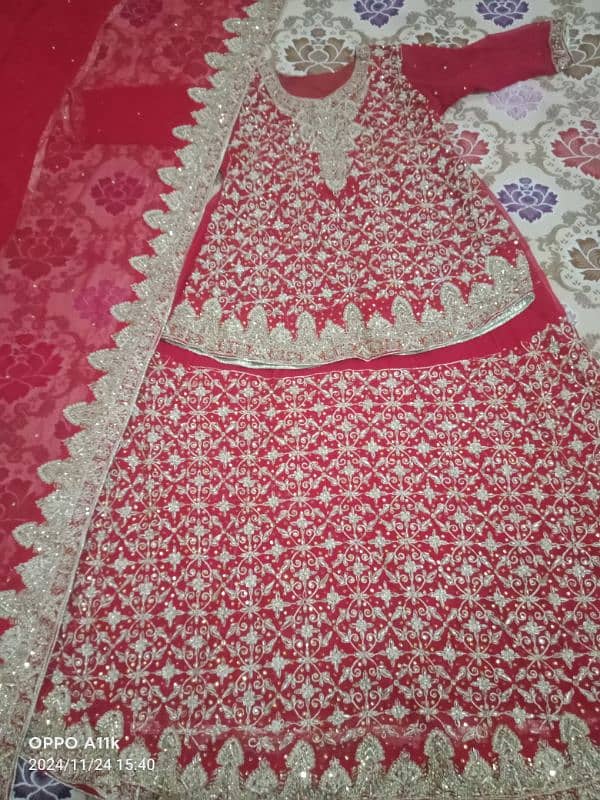 fabric shafoon lehnga 2