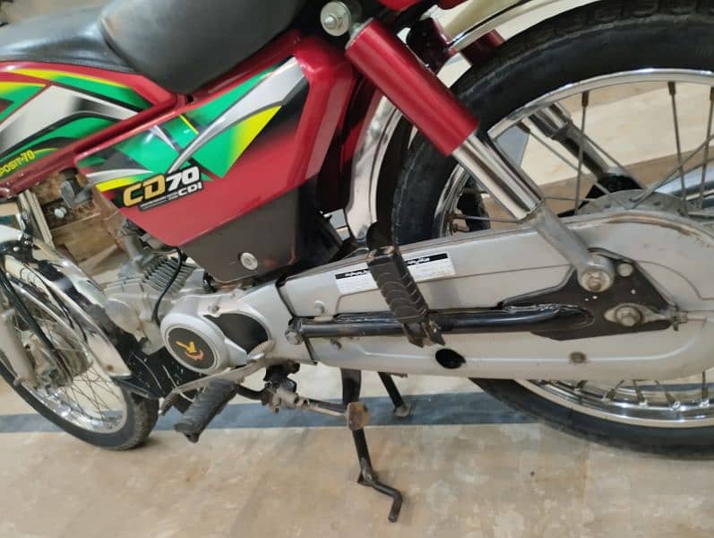 HONDA CD 70 model 2022 RED colour 7