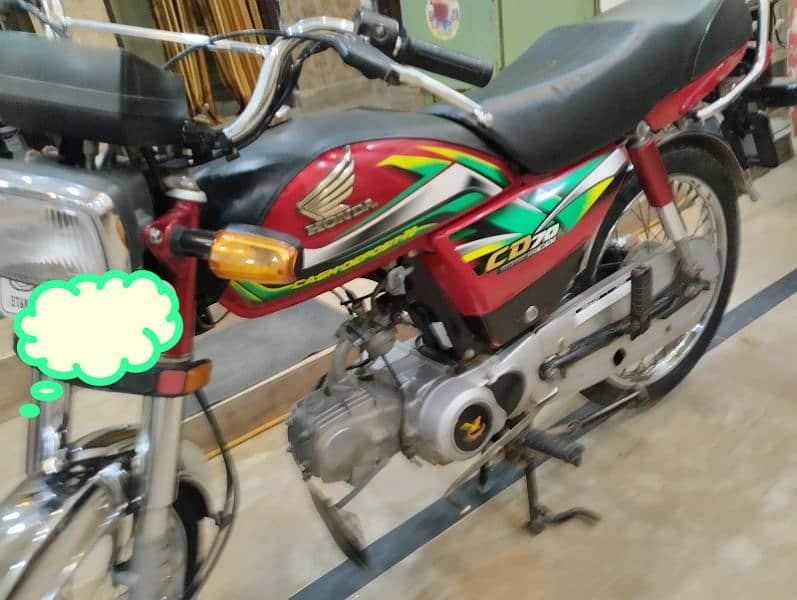 HONDA CD 70 model 2022 RED colour 12