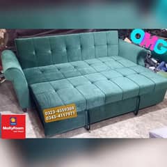 Molty double bed sofa cum bed/dining table/stool/Lshape sofa/chair