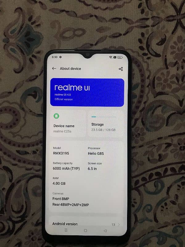 Realme C25S 4 128 6