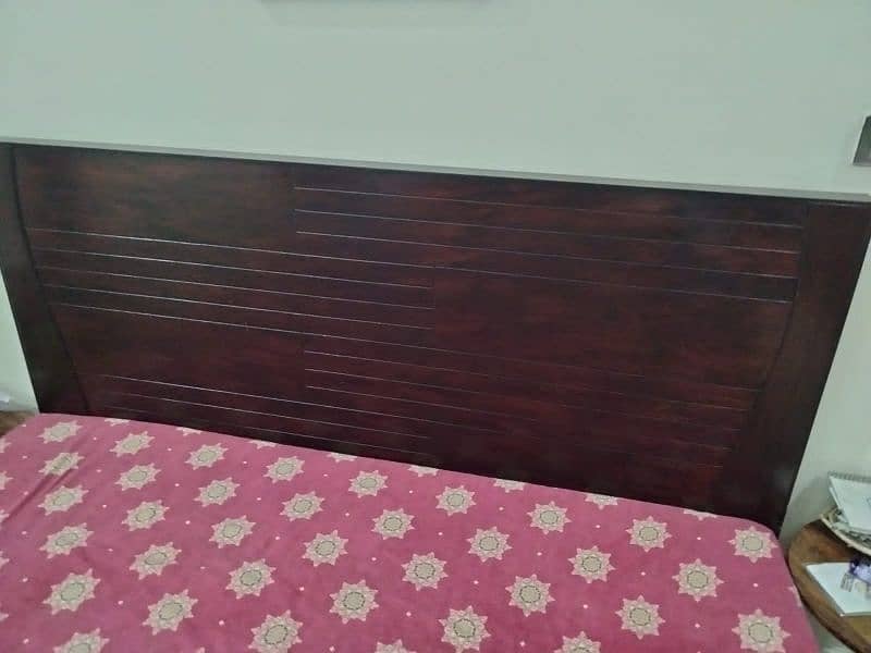 lasaani wooden double bed 1