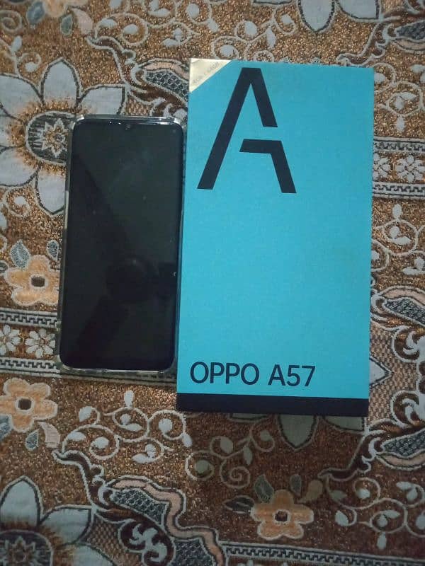 oppo A. 57 Ram 4/64 with box charger 1