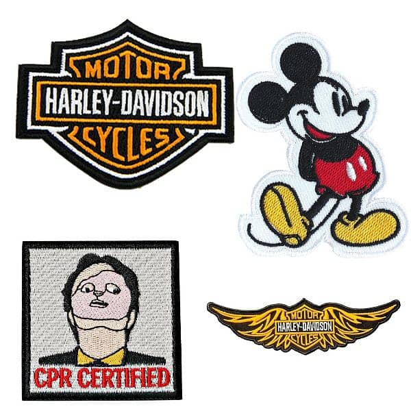 "Generic & Brand Embroidery Logo Patches - Sew-On, Iron-On, Velcro 5