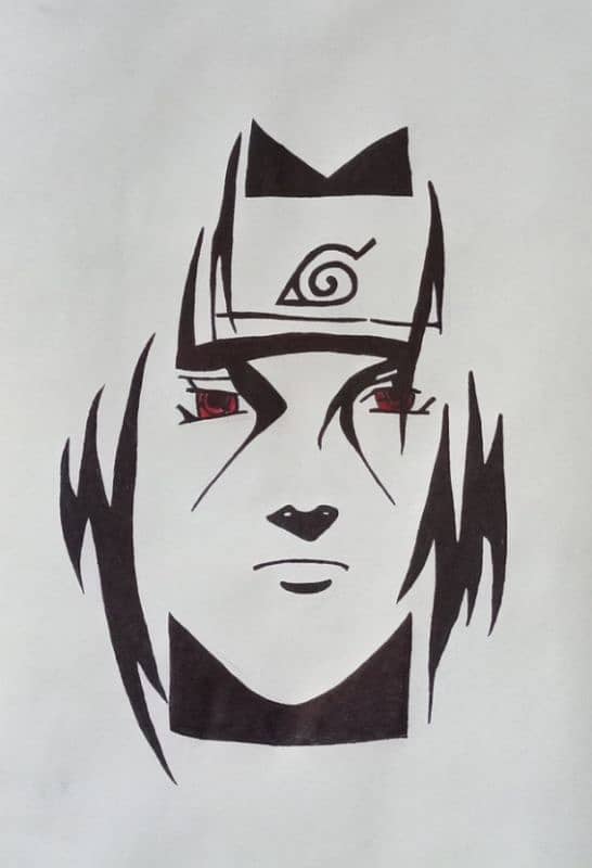 Anime Stencil Art A4 size 0