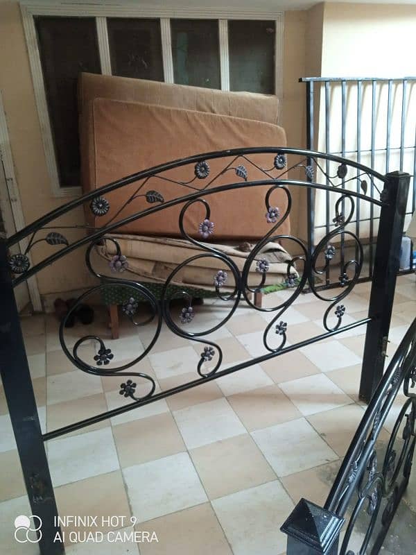 Iron rod bed for sale urgent 2