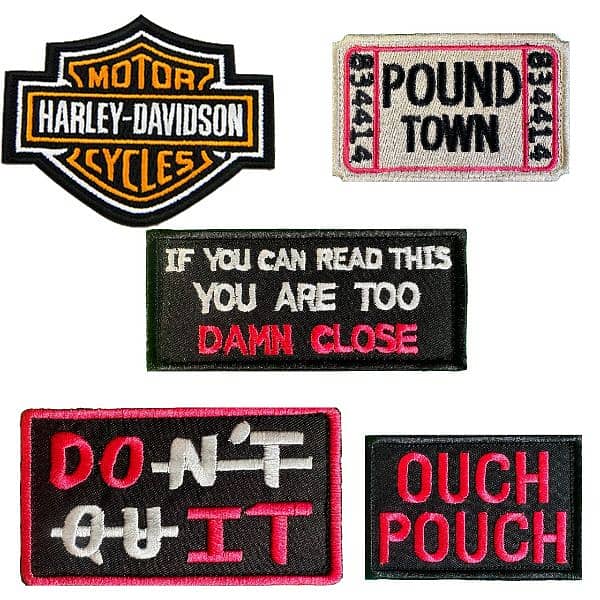 Generic & Brand Embroidery Patches - Sew-On, Iron-On, Velcro, logo 12