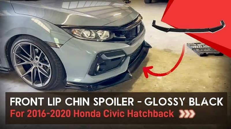 civic front bumper lip 1