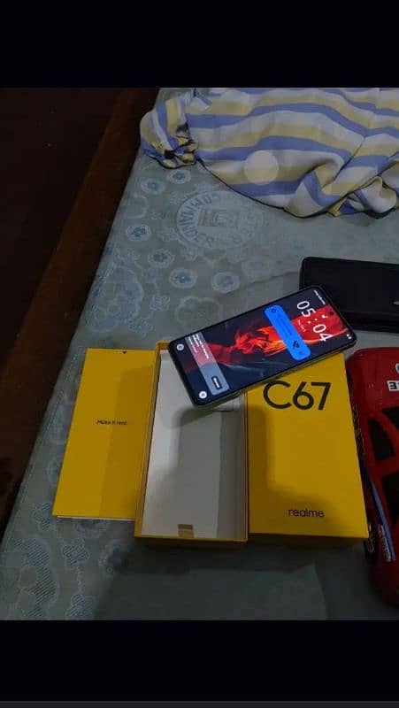 URGENT SELL MY REALME C67 8GB+128GB 10/10 CONDITION WITH BOX & CHARGER 2