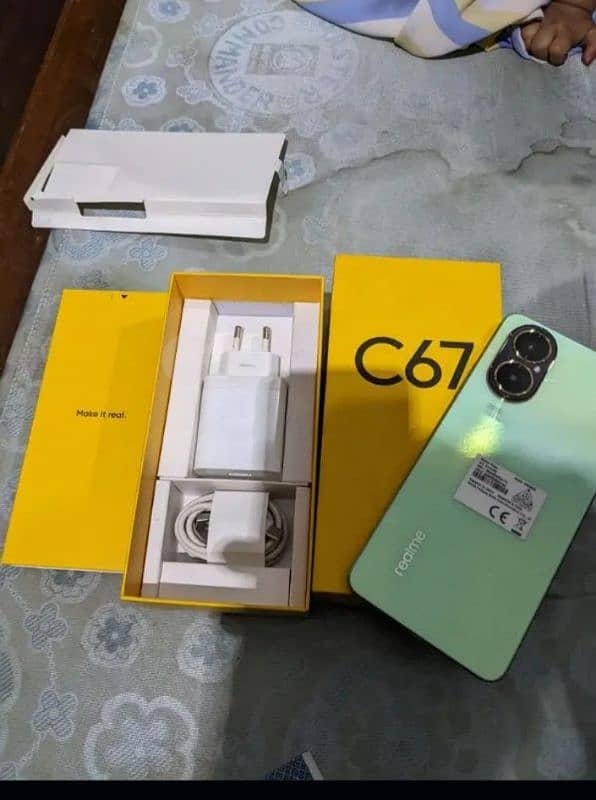 URGENT SELL MY REALME C67 8GB+128GB 10/10 CONDITION WITH BOX & CHARGER 3