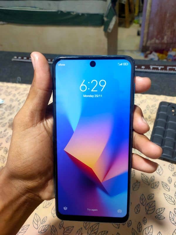 redmi note 9s with box and charger 4