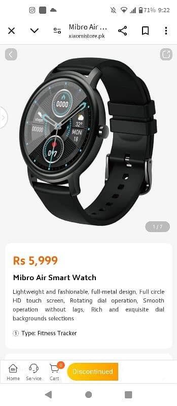 Mibro Air Smart watch 4