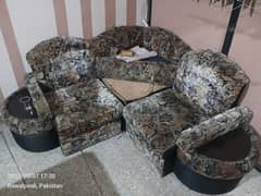 Six Seater L shaped, corner sofa set for sale