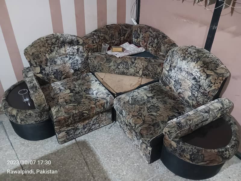 Six Seater L shaped, corner sofa set for sale 0