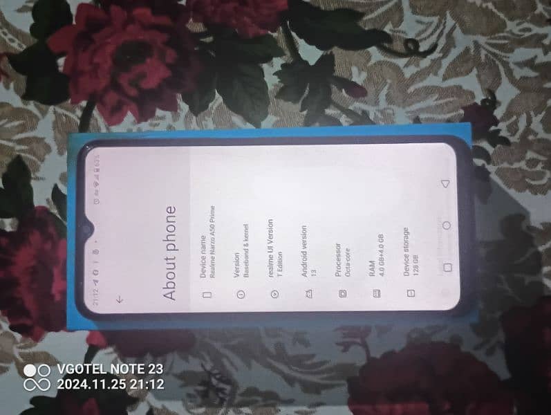 Realme Nazro A50 Prime 8