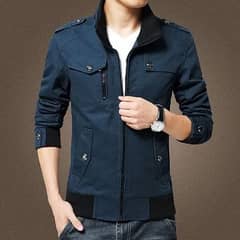 Canvas Fashion Stylish Winter Bomber Jacket For Men