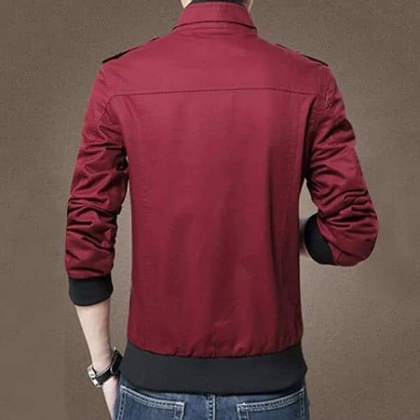 Canvas Fashion Stylish Winter Bomber Jacket For Men 1