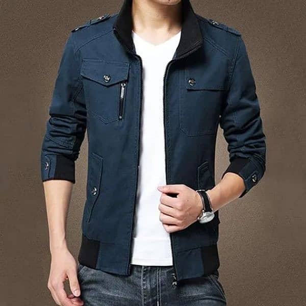 Canvas Fashion Stylish Winter Bomber Jacket For Men 7