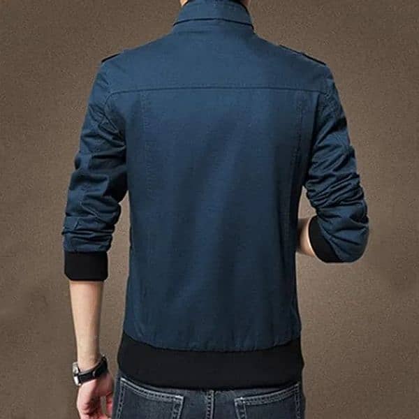 Canvas Fashion Stylish Winter Bomber Jacket For Men 8