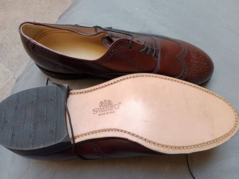 Brand New Stafford Executive Shoes, made in USA. 4