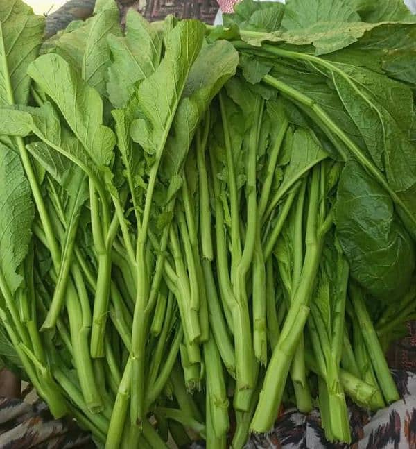 fresh saag 100rs per kg 0