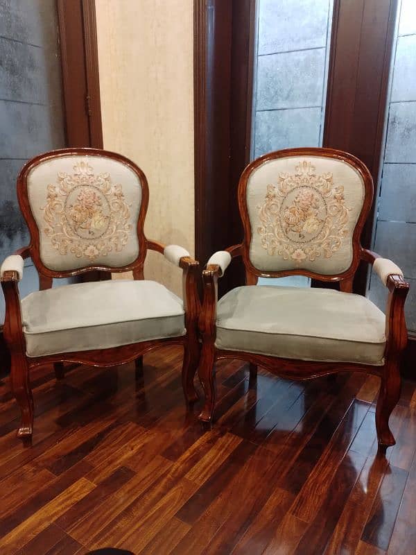 original sheesham wood only two chair 1