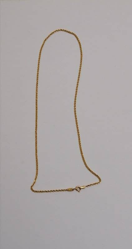 real gold rob chain 21k urgent sale. 0