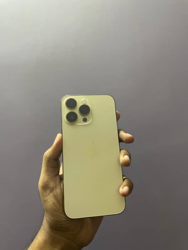 iphone 14 pro max 128gb Gold 10/10 mint 6