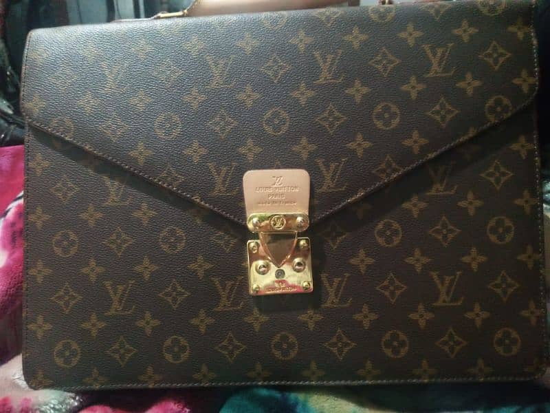 LOUIS VUITTON Monogram Porte Documents Senatur Briefcase 2