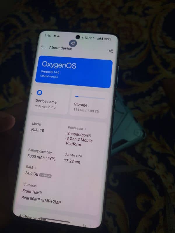 oneplus ace 2 pro 24/1024GB 1TB 11