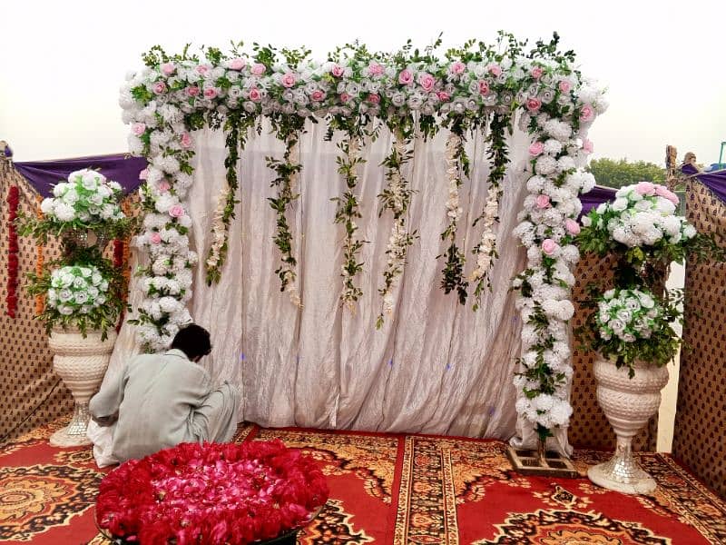 Azar felawer house **stage** decorations call me 03034101299 2