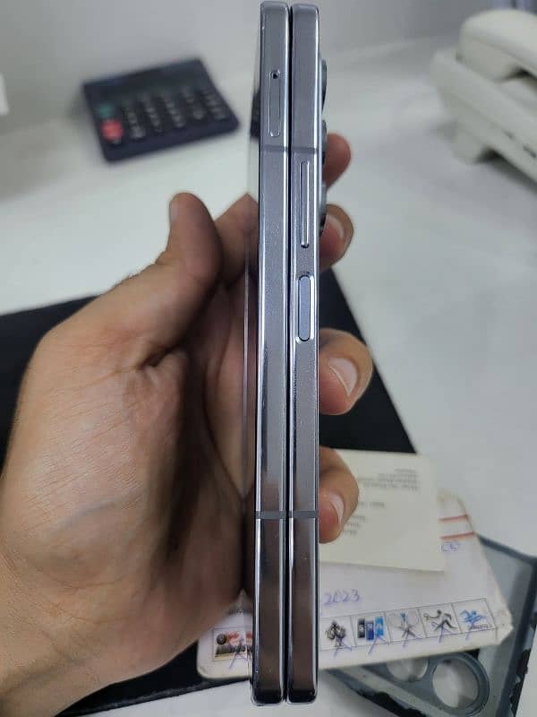 samaung galaxy fold 5 icy blue 12/256 9/10 2