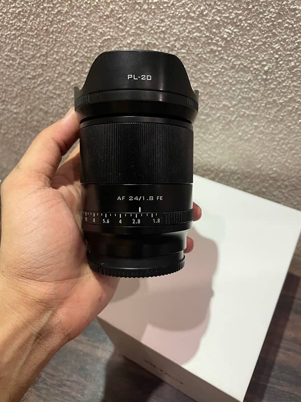 24mm sony fe viltrox lens full frame e mount f1.8 not 23mm 25mm 20mm 4