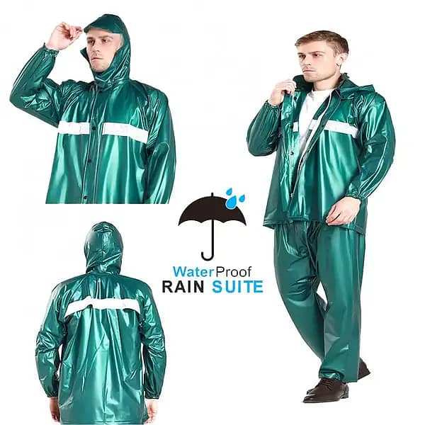 "High-Quality Full Rain Suit - Waterproof & Durable" 2