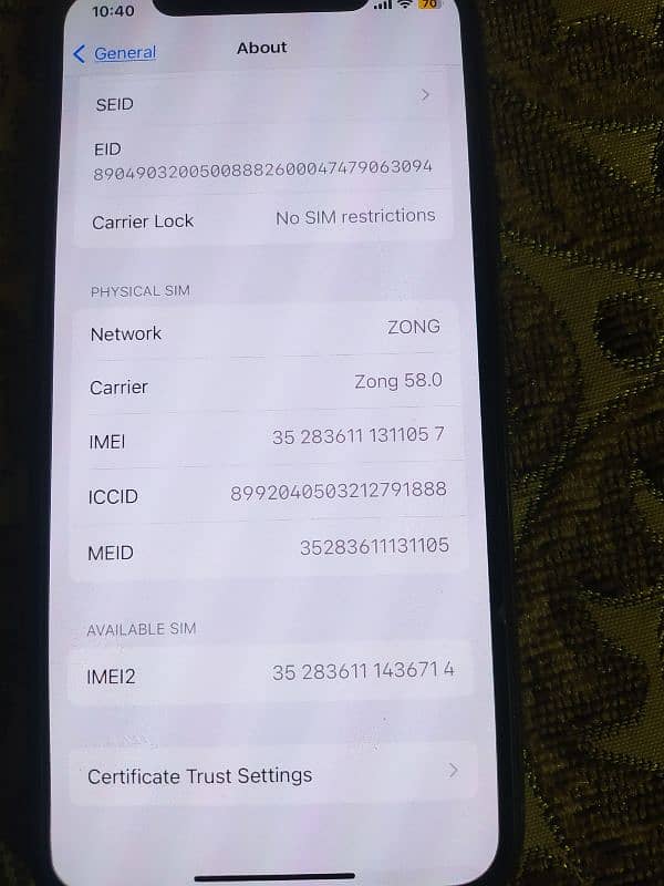 iPhone 11 pro PTA approved 256 Gb 2