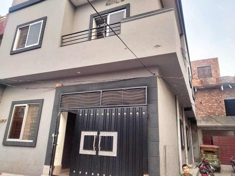 4 Marla Corner Double Storey House For Sale Sheraz Town 5 Bedroom With Attached Washroom Double Kitchen Drying Room Store TV Lounge 3 Meter Electricity Water Supply Sui Gas Available All Facility Available 3