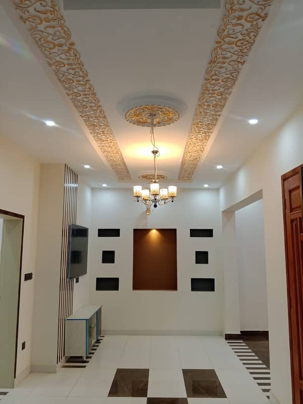 5 Marla Brand New Double Story House For Sale Nasheman Iqbal 5 Bedroom With Attached Washroom Double Kitchen Drying Room TV Lounge Car Garage Hot Location All Facility Available Water Electricity Available 2