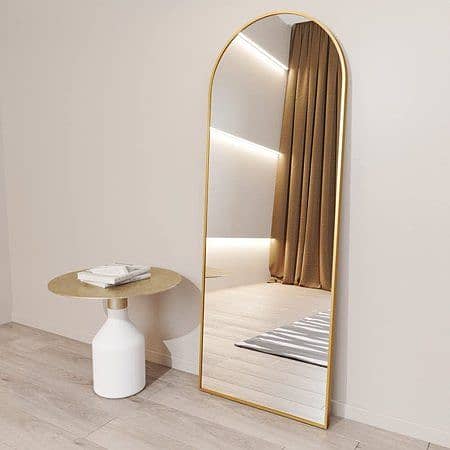 Modern Customizable Full-Size Floor mirror with free same day delivery 8