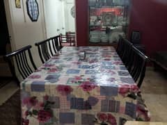 6 seater iron rod dinning table