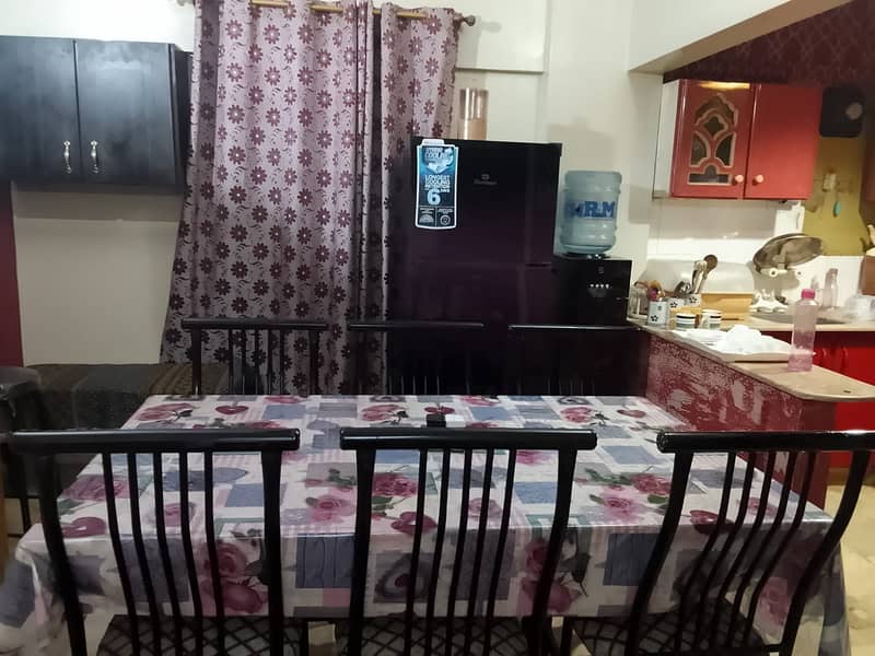 6 seater iron rod dinning table 1