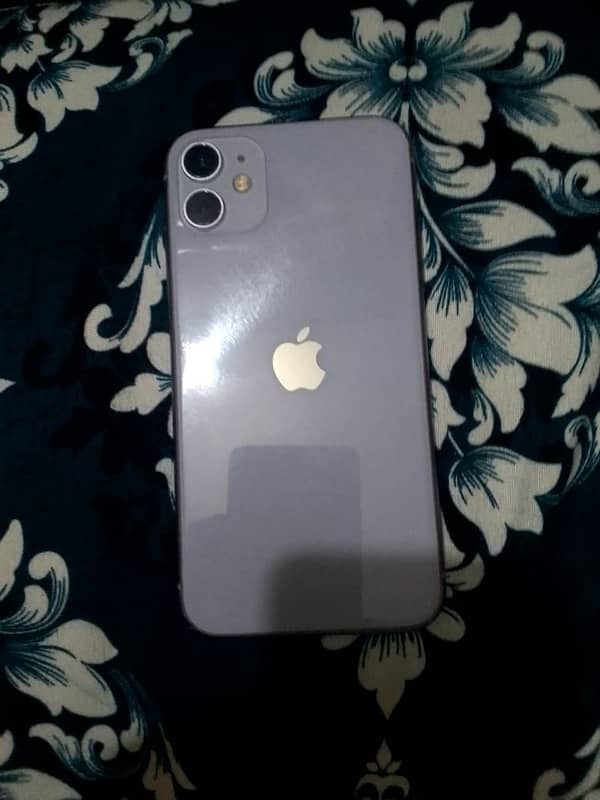 I phone 11 factory unlock 128bg purple color 0