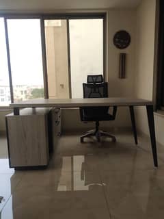 Office Table And Revolving Chair