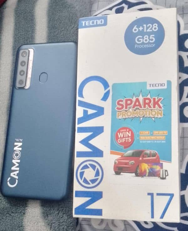 tecno cammon 17  genuine condition for sale 6.128 gb for sale 0